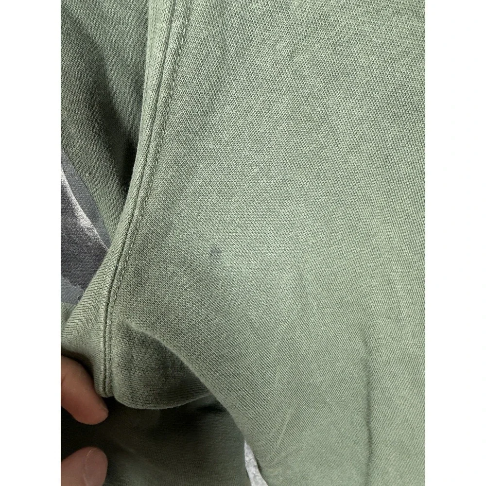 The‎ North Face Thyme Green TNF Bear Pullover Hoodie Sweatshirt Mens Size L